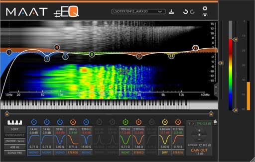 thEQorange - Ultimate Linear Phase Mastering Equalizer