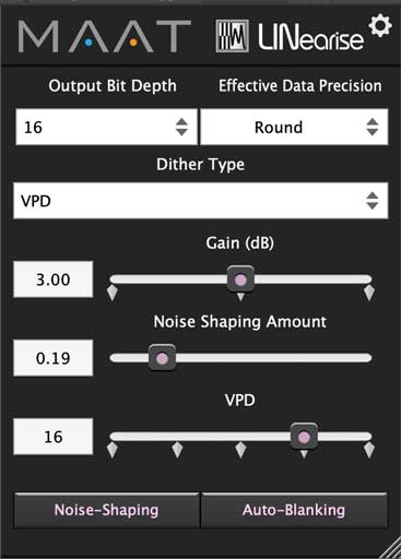 LINearise - Full Featured Dithering Plugin